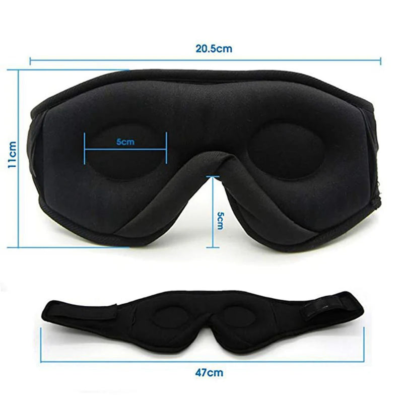 Mask For Sleep Headphones Bluetooth 3D Eye Mask Music Sleeping Headphones with Built-in HD Speaker