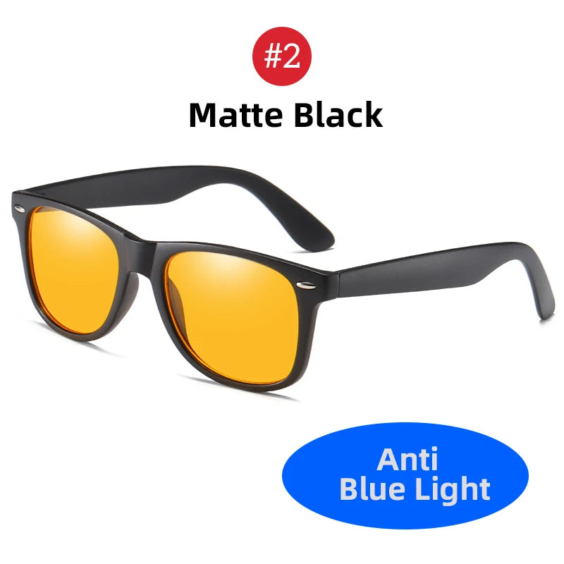 VIVIBEE Classic Square Blue Light Blocking Glasses – Unisex Gaming, Office, Computer Eyewear