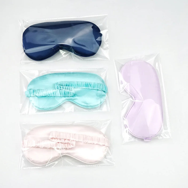 Soft Silk Sleep Eye Mask – Lightweight Shading Eye Patch for Travel and Relaxation