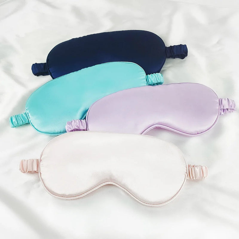 Soft Silk Sleep Eye Mask – Lightweight Shading Eye Patch for Travel and Relaxation