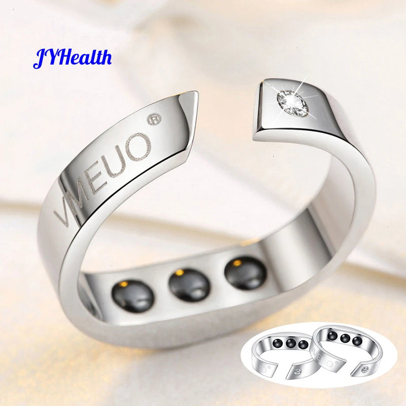 JYHEALTH Anti-Snore Ring – Magnetic Therapy Acupressure Stop Snoring Device for Better Sleep