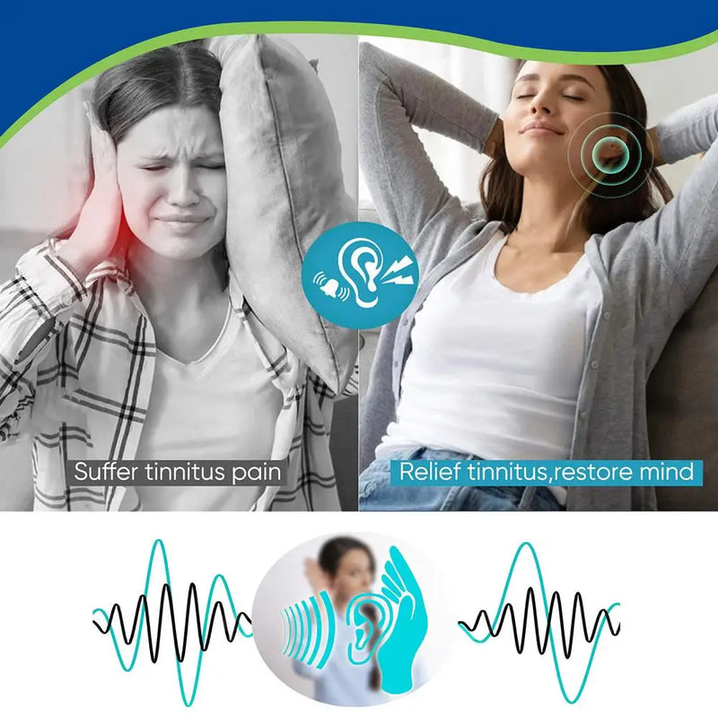 Portable Tinnitus Relief Clip – Magnetic Ear Care for Ringing, Pressure & Discomfort