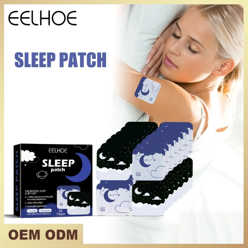 28pcs Herbal Sleep Aid Patches – Natural Relaxation Stickers for Better Sleep for Men & Women