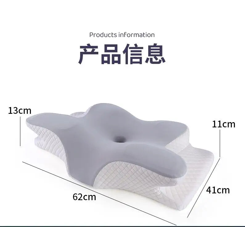 Butterfly Memory Foam Cervical Pillow – Orthopedic Neck Pain Relief Sleeping Pillow