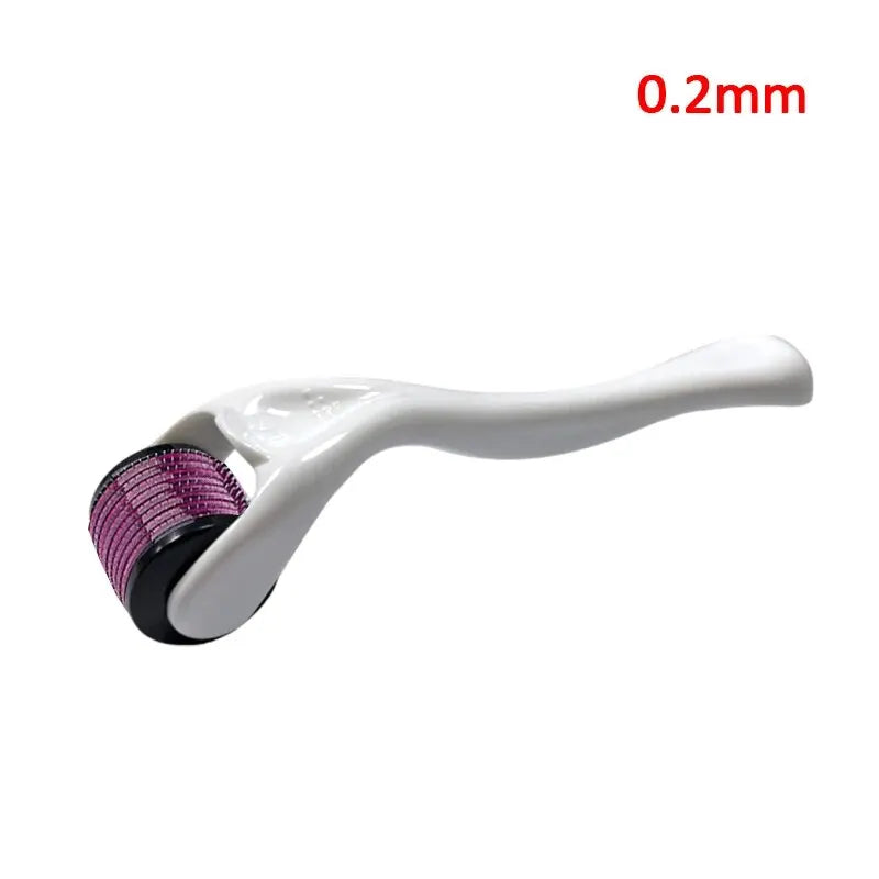 540-Needle Derma Roller for Face, Beard & Hair Growth – Micro Face Roll Tool (0.2mm-0.3mm)