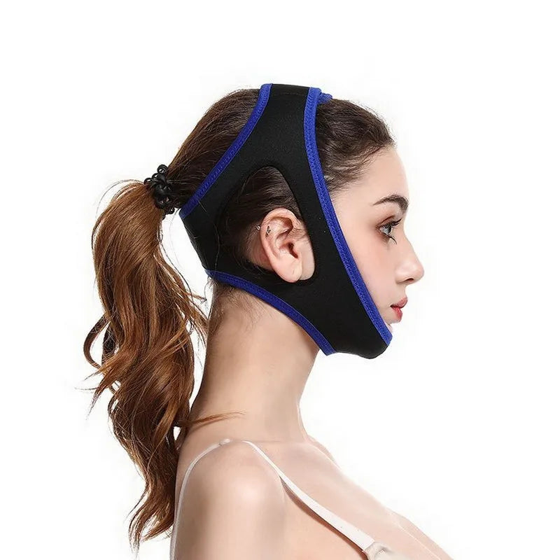 Anti-Snoring Belt – Triangular Chin Strap and Mouth Guard for Better Sleep and Breath Health