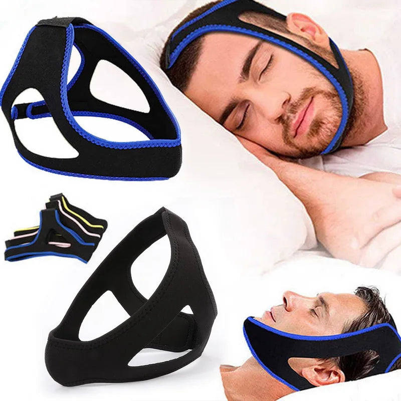 Anti-Snoring Belt – Triangular Chin Strap and Mouth Guard for Better Sleep and Breath Health