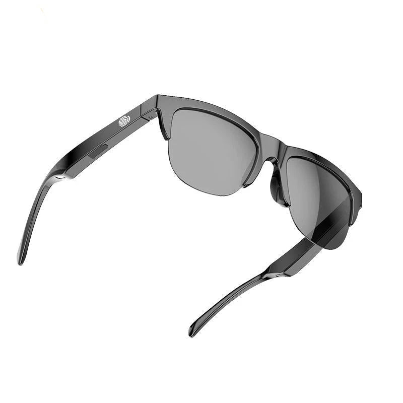 Smart Bluetooth Sunglasses with UV Protection, Waterproof Sports Headphones, and Noise Cancellation