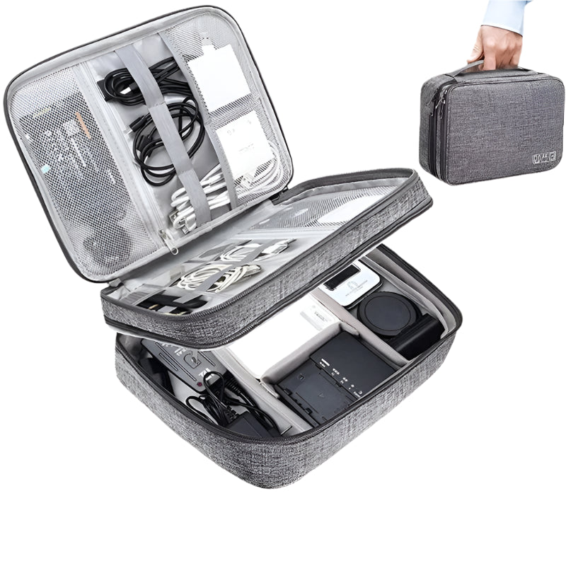 Multi-functional Waterproof Digital Organizer – Large Capacity Travel Storage Bag