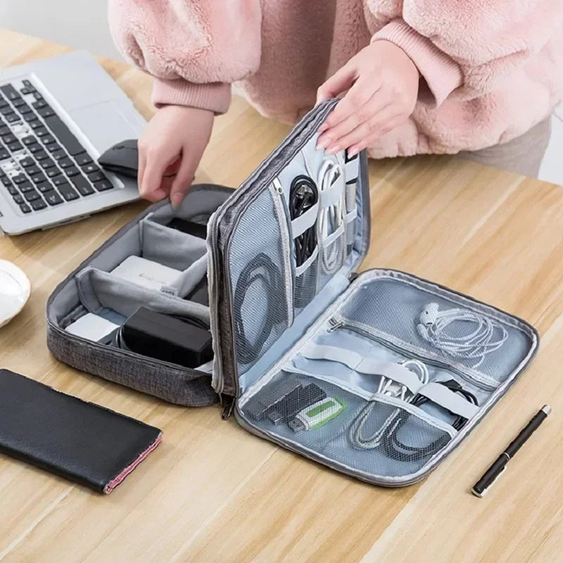 Multi-functional Waterproof Digital Organizer – Large Capacity Travel Storage Bag