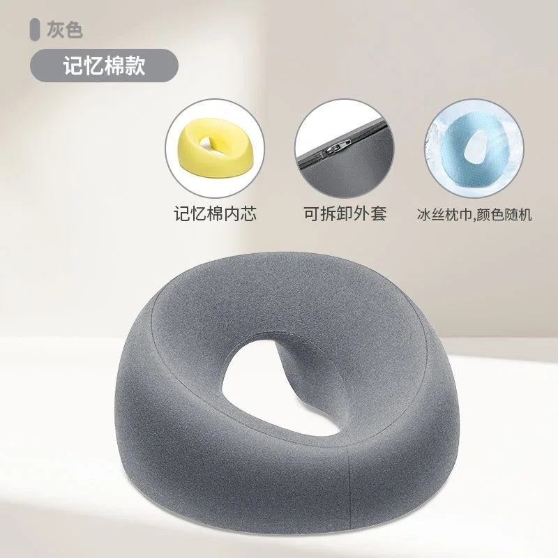 Ergonomic Memory Foam Face Down Pillow – Breathable Support Pillow for Massage & Beauty Salon