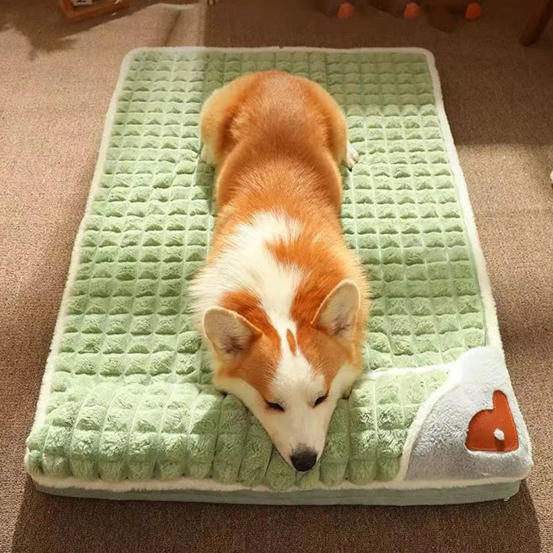 Winter Warm Dog Mat & Luxury Pet Bed with Removable Washable MADDEN Cover