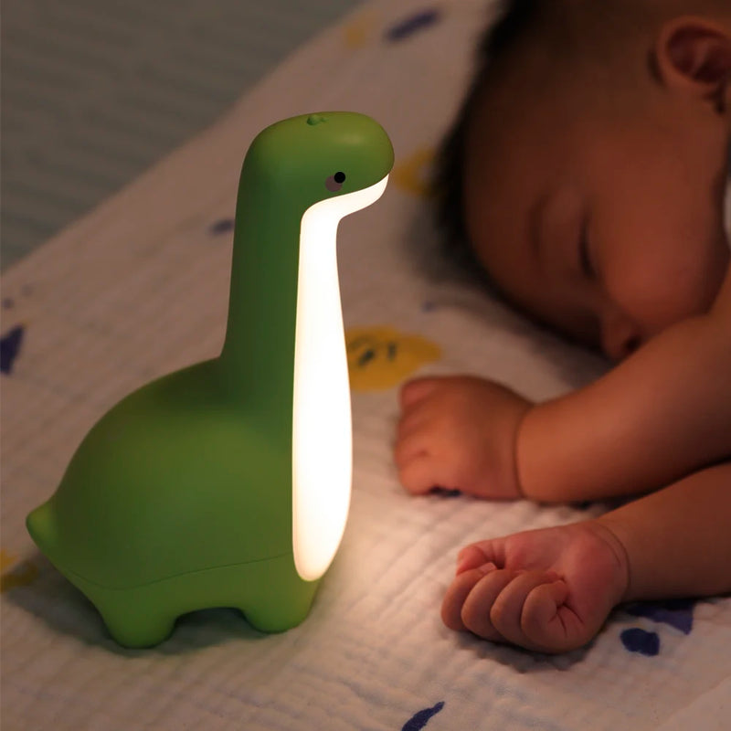 Rechargeable Dinosaur Night Light – Touch Control, Eye-Protection, Kids Bedside Lamp