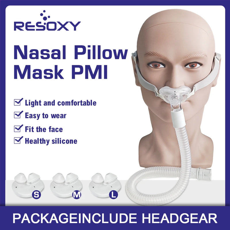 CPAP Nasal Pillow Mask with Universal Fit – Sleep Apnea Nasal Mask for CPAP & BiPAP Machines