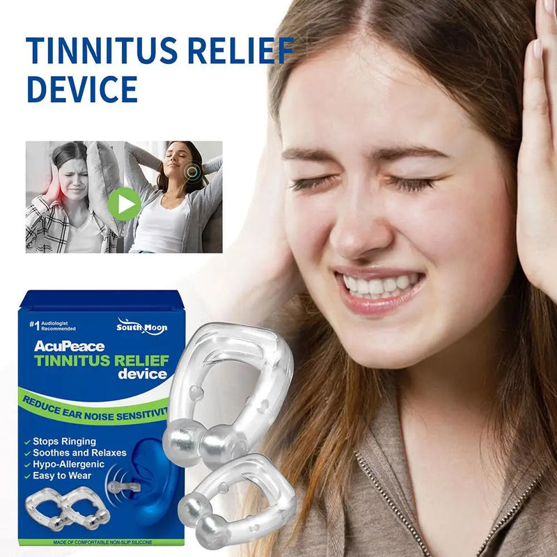 Portable Tinnitus Relief Clip – Magnetic Ear Care for Ringing, Pressure & Discomfort