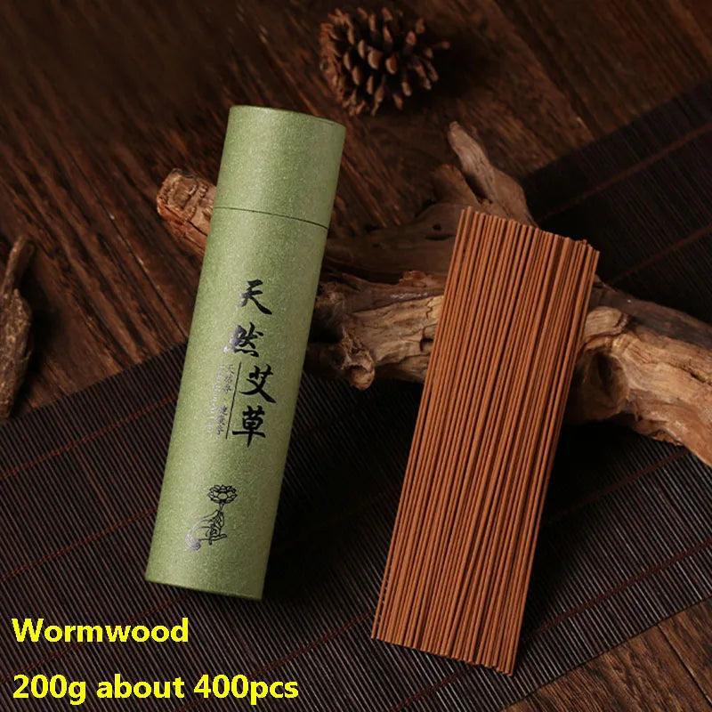 200g Natural Laoshan Sandalwood Incense Sticks – 21cm Bulk Pack for Fresh Air and Meditation