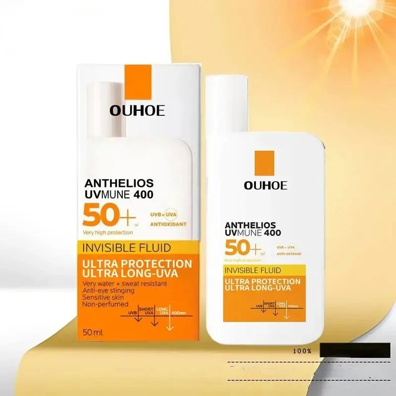 SPF 50 Sunscreen Cream – Face & Body Whitening Sunblock, UV Protection, Waterproof, Anti-Wrinkle