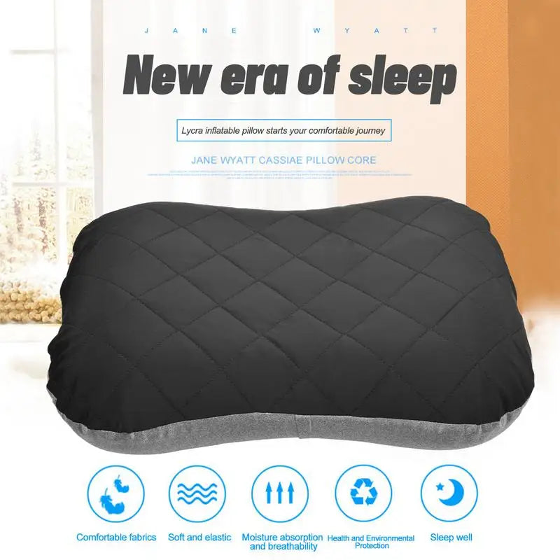 Portable Ultralight Camping Pillow Inflatable Pillow Outdoor Camping Travel Napping Air Pillow