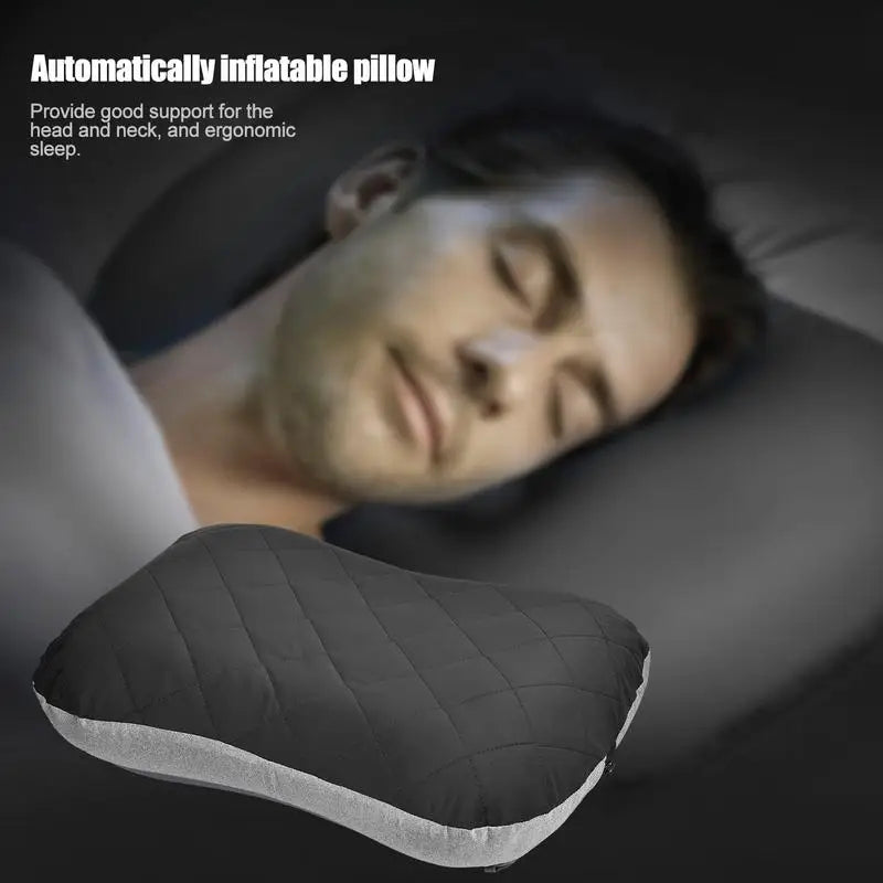 Portable Ultralight Camping Pillow Inflatable Pillow Outdoor Camping Travel Napping Air Pillow