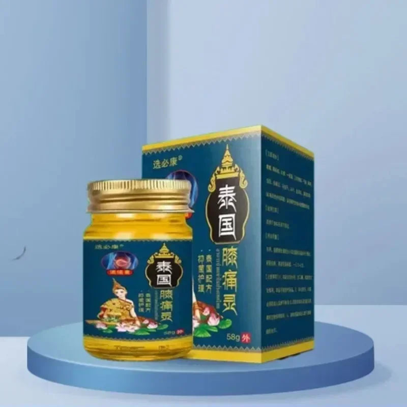 Thai Knee Pain Cream – Synovial Ointment for Joint Relief, Blood Circulation, & Muscle Relaxation