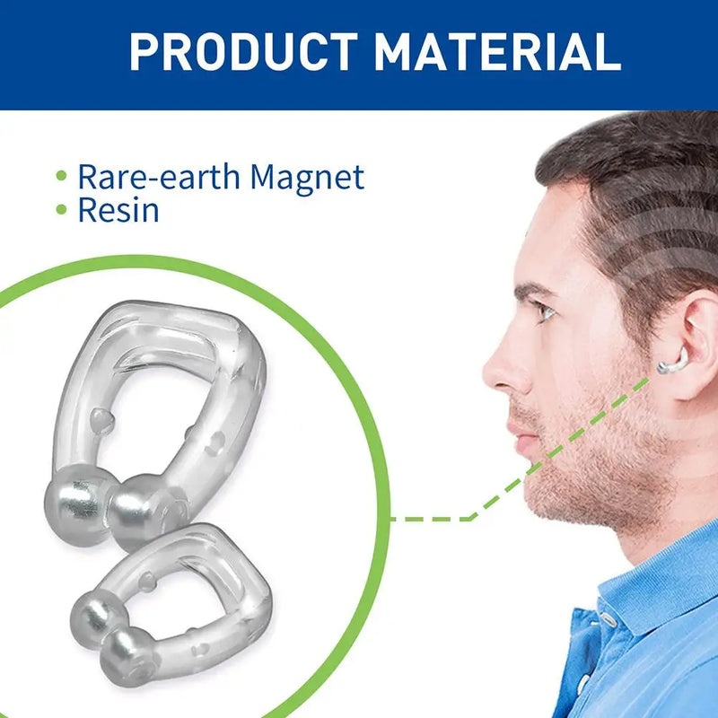 Portable Tinnitus Relief Clip – Magnetic Ear Care for Ringing, Pressure & Discomfort