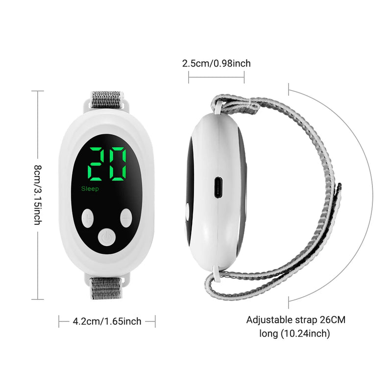 Microcurrent sleep aid device – ems sleep instrument for insomnia, stress, and anxiety relief