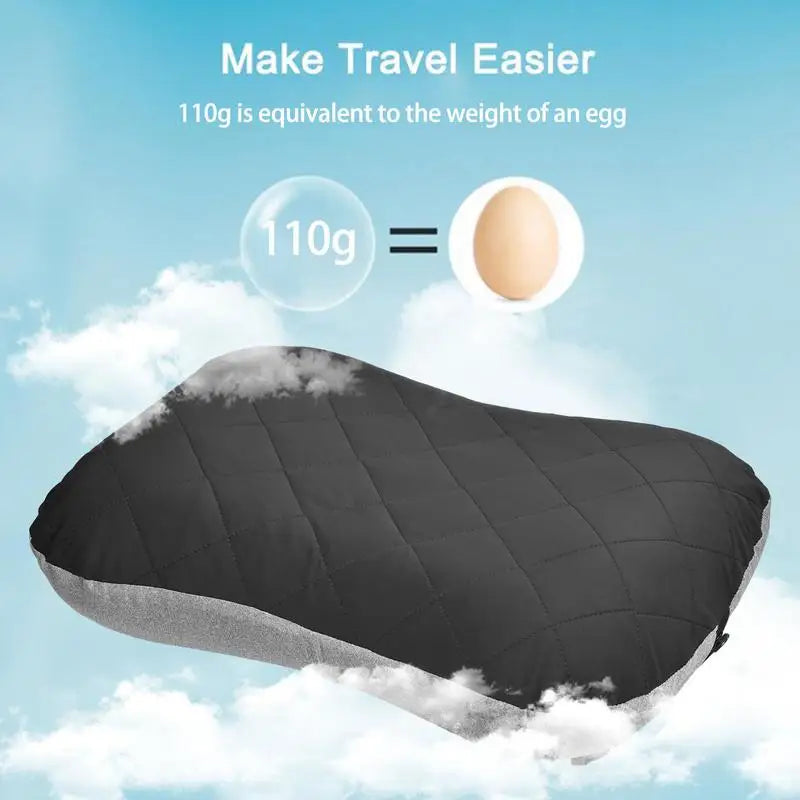 Portable Ultralight Camping Pillow Inflatable Pillow Outdoor Camping Travel Napping Air Pillow