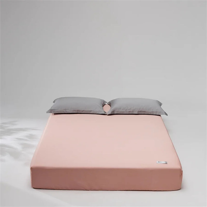 100% Egyptian Cotton Fitted Sheet with Elastic Band | Luxury 1000 Thread Count Soft Colour Bed Linen