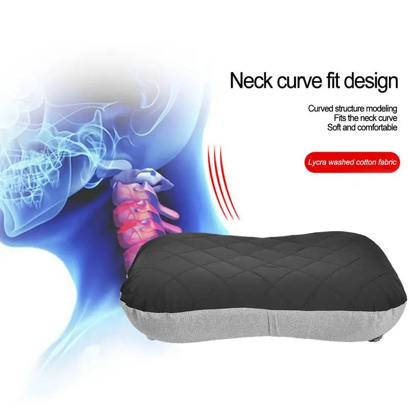 Portable Ultralight Camping Pillow Inflatable Pillow Outdoor Camping Travel Napping Air Pillow