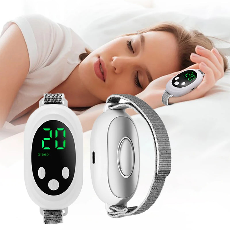 Microcurrent sleep aid device – ems sleep instrument for insomnia, stress, and anxiety relief