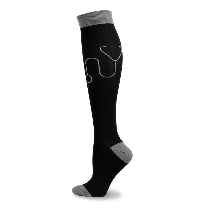 Nurse Compression Stockings  Anti-Fatigue, Varicose Veins Relief, and Sports Socks for Men and Women