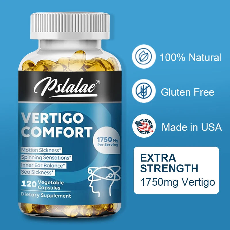 Vertigo Comfort Capsules – Natural Relief for Motion Sickness, Nausea, and Tinnitus