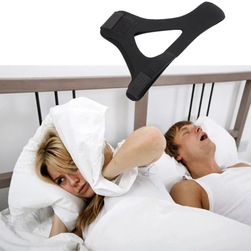 Anti-Snoring Belt – Triangular Chin Strap and Mouth Guard for Better Sleep and Breath Health