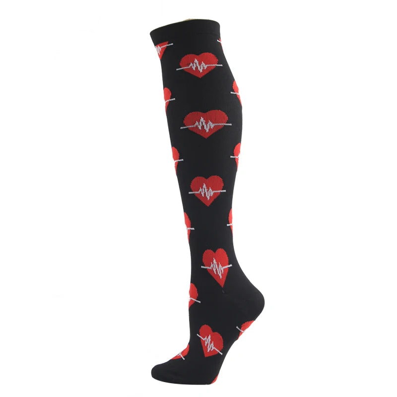 Nurse Compression Stockings  Anti-Fatigue, Varicose Veins Relief, and Sports Socks for Men and Women