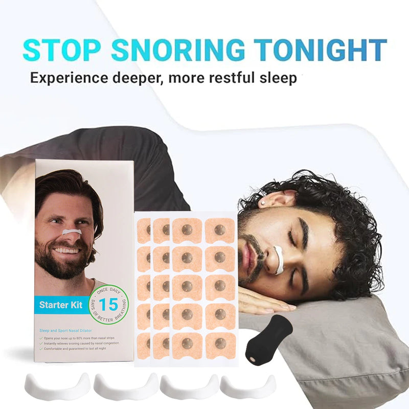 Magnetic Nasal Strips for Anti-Snoring, Sleep Aid Nasal Dilator to Improve Sleep Quality