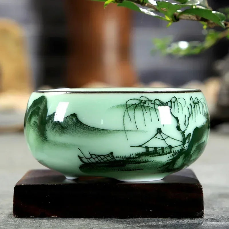 traditional-celadon-hand-painted-teacup-80ml-chinese-kung-fu-tea-master-cup-lotus-bamboo-carp